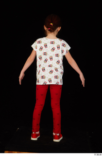 Lilly dressed leggings red shoes standing t shirt trousers whole…